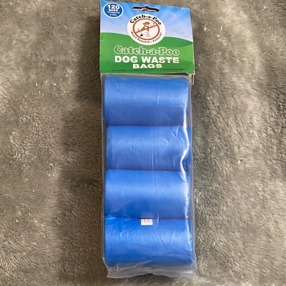 Catch-a-Poo Dog Waste Bags - Blue